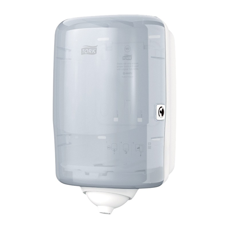 473177 - Tork® Reflex Mini Einzelblattspender mit Mittelzuführung - Weißer Kunststoff - M3
